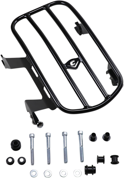 Detachable Solo Luggage Rack Black, 1, nordicamoto.ro