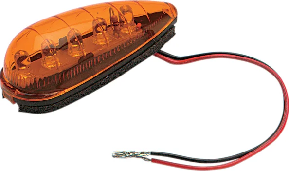 Led Teardrop Marker Light Black, 1, nordicamoto.ro