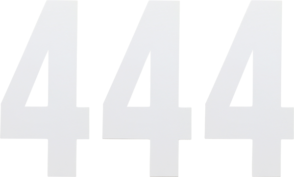 Standard Numbers White, 1, nordicamoto.ro