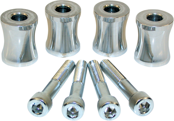Front End Lowering Bushing Aluminum, Polished, 1, nordicamoto.ro