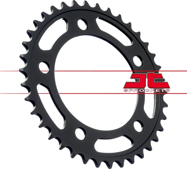 JT SPROCKETS Acél hátsó lánckerék, fekete, 3, nordicamoto.ro