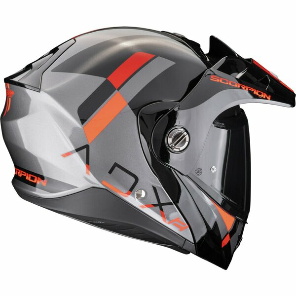 SCORPION ADX-2 GALANE felhajtható túra-/kalandmotoros sisak, matt fekete/ezüst, XS méret, 2, nordicamoto.ro
