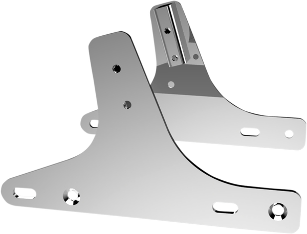 Sissy Bar Side Plates Chrome, 1, nordicamoto.ro