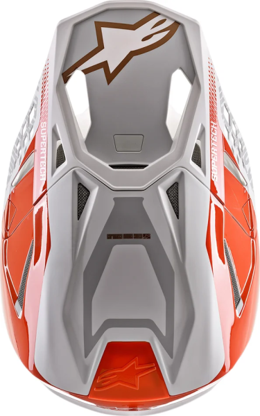 Supertech M8 Triple Mx Helmet Orange, White  2XL, 7, nordicamoto.ro