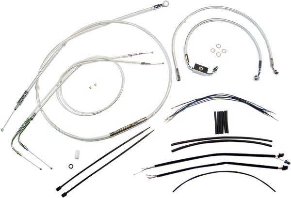 Sterling Chromite Ii® Designer Handlebar Installation Kit Silver, 2, nordicamoto.ro