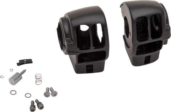 Handlebar Switch Housing Kit Black, 1, nordicamoto.ro