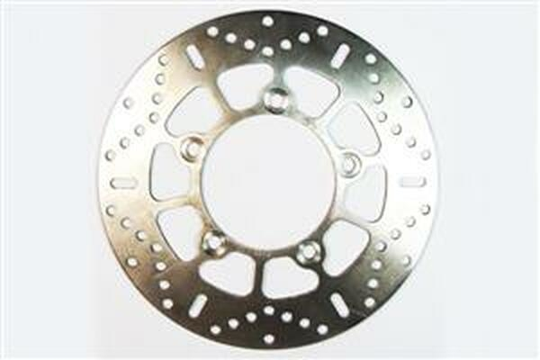 Round Hpsr Solid Brake Rotor Silver, Stainless Steel, 1, nordicamoto.ro