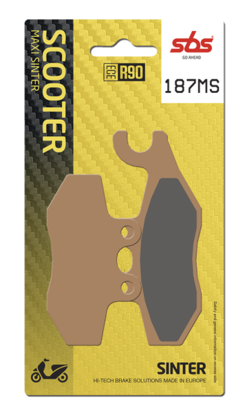 Ms Scooter Maxi Sintered Brake Pads, 2, nordicamoto.ro