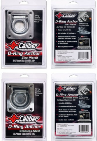 Caliber D-Ring Kit Stainless Steel, 2, nordicamoto.ro