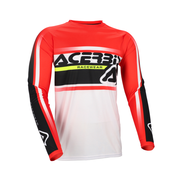 Acerbis Linear Lugo póló, piros/fehér, M, 1, nordicamoto.ro
