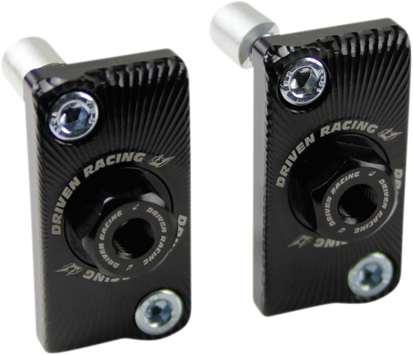Captive Axle Block Sliders Black, 1, nordicamoto.ro