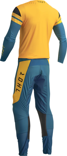 Tricou Thor Prime Rival Teal/Yellow S, 3, nordicamoto.ro