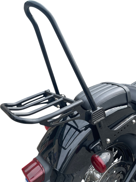 Luggage Rack For Tall One-piece Sissy Bar Black, 2, nordicamoto.ro