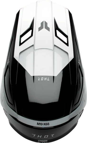 Casca Copii THOR Fleet Storm Alb/Negru S, 3, nordicamoto.ro