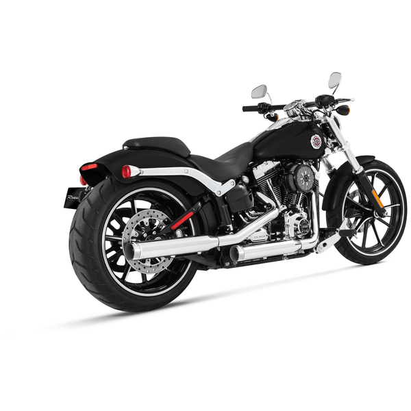 Muffler Slip-on 3(r) Duals For Softails Chrome, 2, nordicamoto.ro