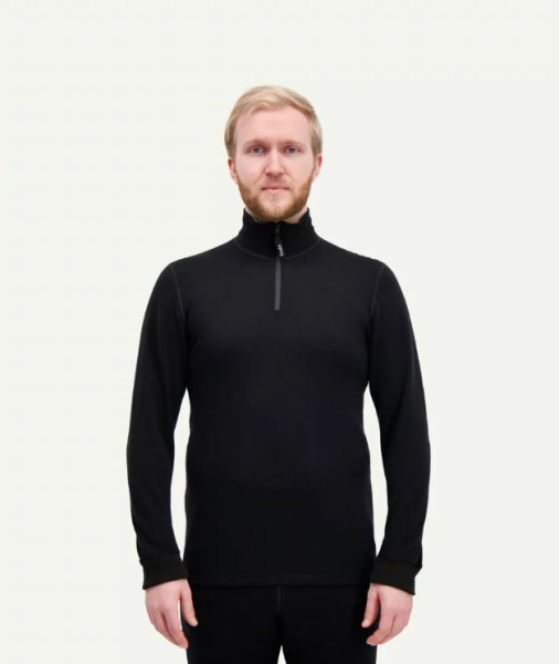 SVALA „Shirt Merino Extreme Zip-Neck” fekete XS M, 1, nordicamoto.ro