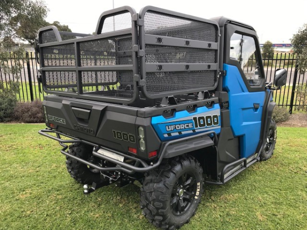 CFMOTO UFORCE 1000 / 1000XL FÉMVÁZAS RAKOMÁNYKONTÉNER-KIBŐVÍTÉS – FEKETE, 1, nordicamoto.ro