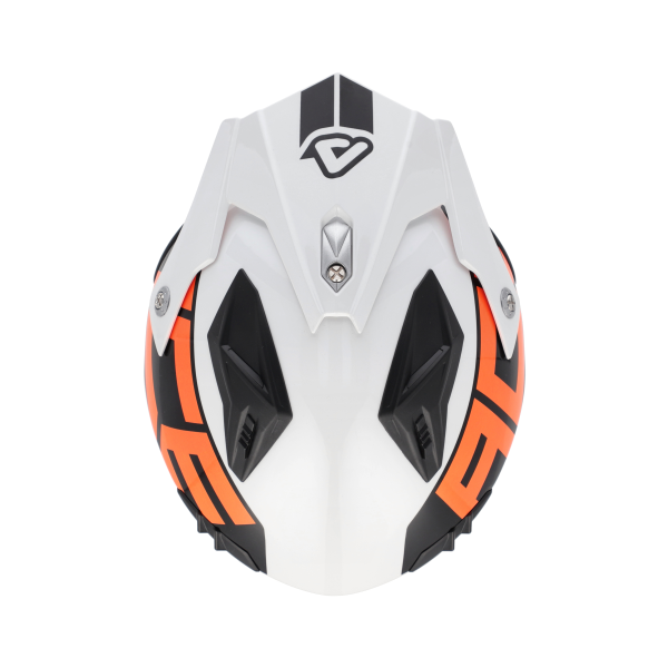 Acerbis Aria Sport Jet sisak, fehér/narancssárga, S-es méret, 7, nordicamoto.ro