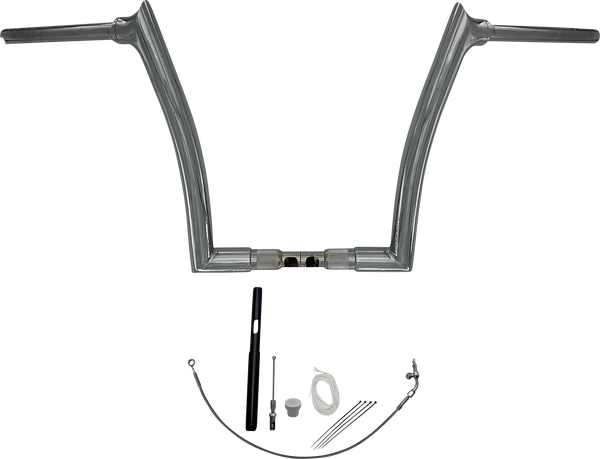 1-1/2(r) Ez Install Pointed Top Handlebar Kit Black, 1, nordicamoto.ro