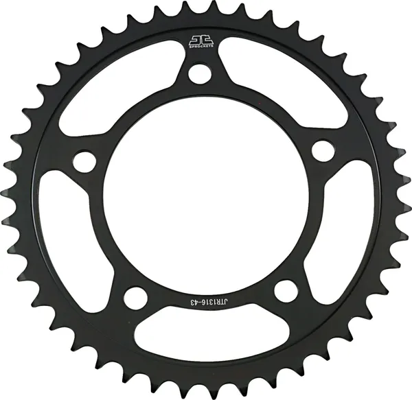 JT SPROCKETS Acél hátsó lánckerék, fekete, 1, nordicamoto.ro