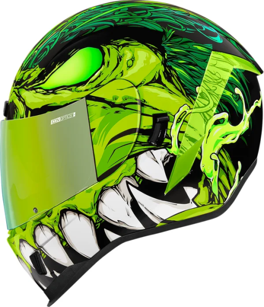 Casca Icon Airform™ Manik'R Black/Fluorescent Green/Green/White L, 9, nordicamoto.ro
