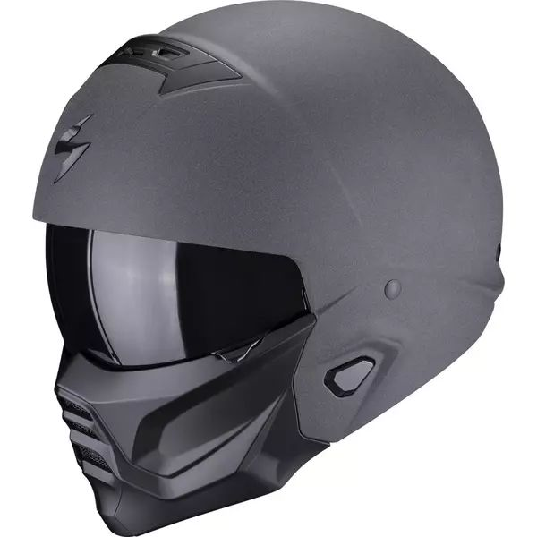 SCORPION EXO-COMBAT II GRAPHITE S motorkerékpár-sisak, sötét szürke, 1, nordicamoto.ro