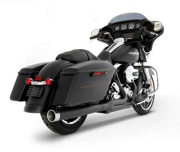 Exhaust System 2-1 Black W/black End Caps Black, 2, nordicamoto.ro