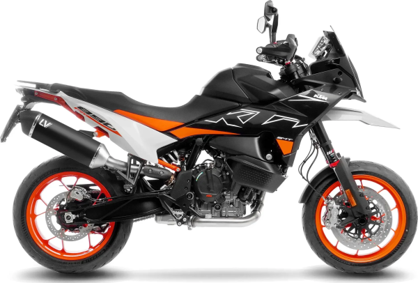 LeoVince LV-14 Black Edition Slip-On kipufogórendszer a CFMOTO 800MT-hez, 4, nordicamoto.ro