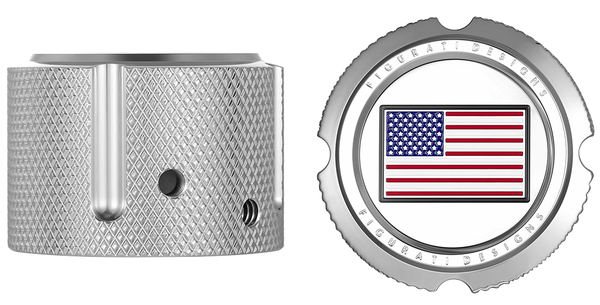 Front Axle Nut Cover Silver, 1, nordicamoto.ro