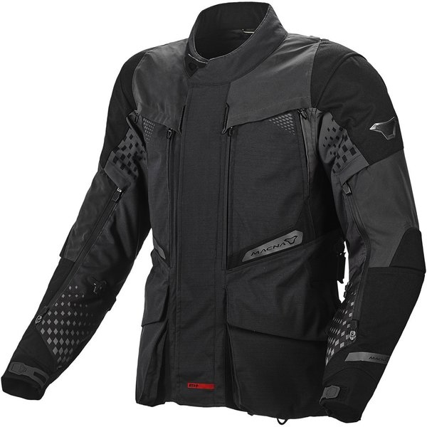 Geaca textil impermeabila touring/adventure Macna Fusor Negru / Gri XL, 8, nordicamoto.ro