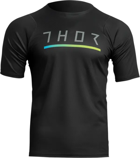 Tricou MTB Thor Assist Caliber Black L, 1, nordicamoto.ro