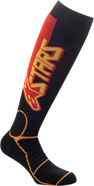 Sosete Alpinestars MX Pro Black/Yellow/Orange, 1, nordicamoto.ro