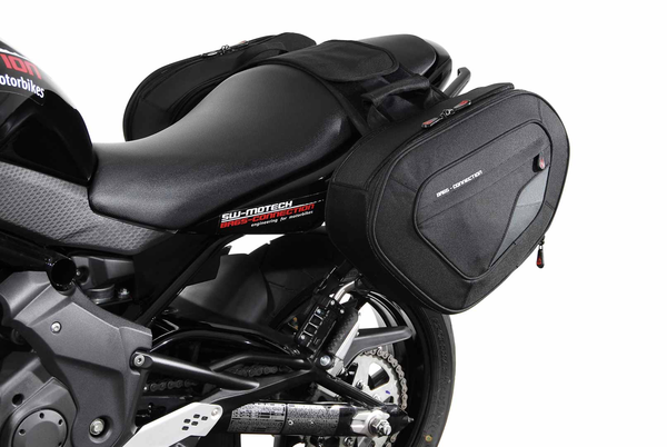 Blaze Saddlebag Set Black, Gray, 2, nordicamoto.ro