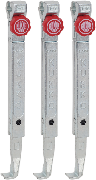 3 Quick Adjusting Jaws (set) - Series 2-s Red, Silver, 1, nordicamoto.ro