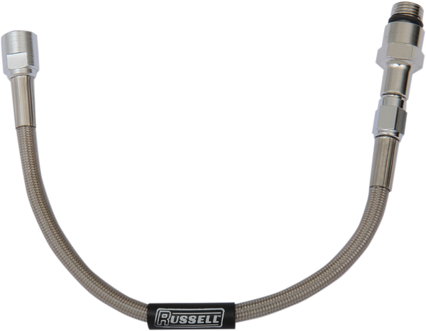 Oil Pressure Gauge Line Chrome, 1, nordicamoto.ro