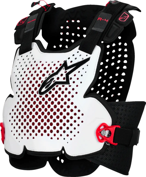 Armura Alpinestars A-4 Plasma Roost fekete/piros/fehér XL/2XL, 1, nordicamoto.ro