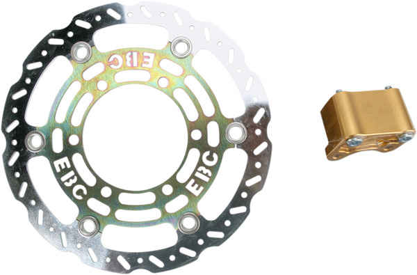 Os Series Supercross Contour Front Oversize Brake Rotor Gold, Silver, Stainless Steel, 1, nordicamoto.ro