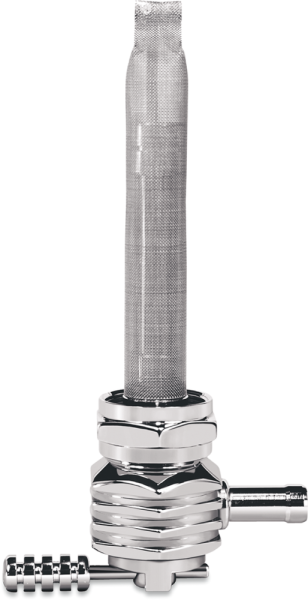 Power-flo Fuel Valve Chrome, 1, nordicamoto.ro