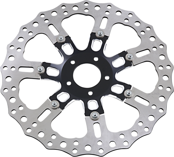 Two-piece Floating Brake Rotor Black, 2, nordicamoto.ro