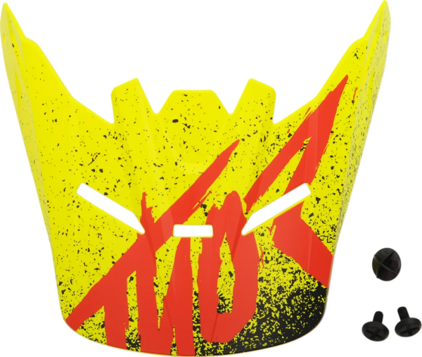 Visor Kit For Youth Sector Hype S9y Acid/red Matte Hi-vis, Red, Yellow ONE SIZE, 1, nordicamoto.ro