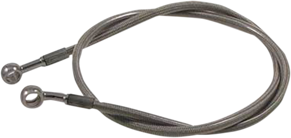 Extended Length Brake Line Silver Oversize [+152 mm (6'')], 1, nordicamoto.ro