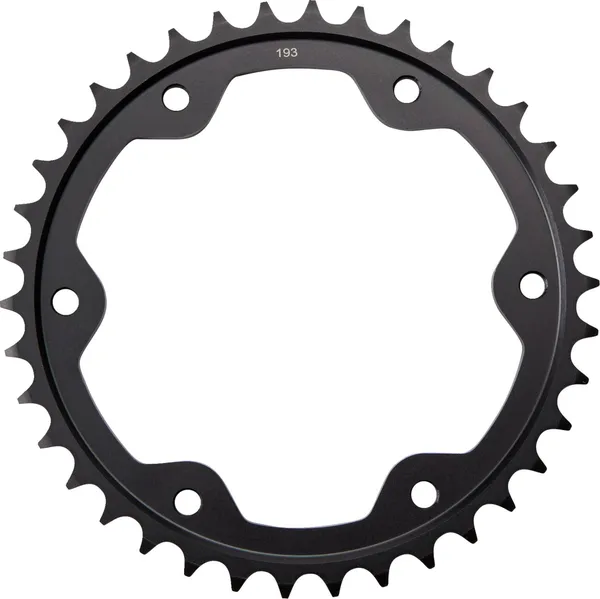 JT SPROCKETS Steel Rear Sprocket Black, Zinc Plated, 1, nordicamoto.ro