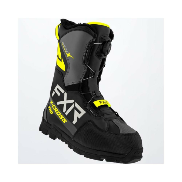 Bocanci snowmobil FXR X-Cross Pro BOA Black/Hi Vis 2022 44, 1, nordicamoto.ro