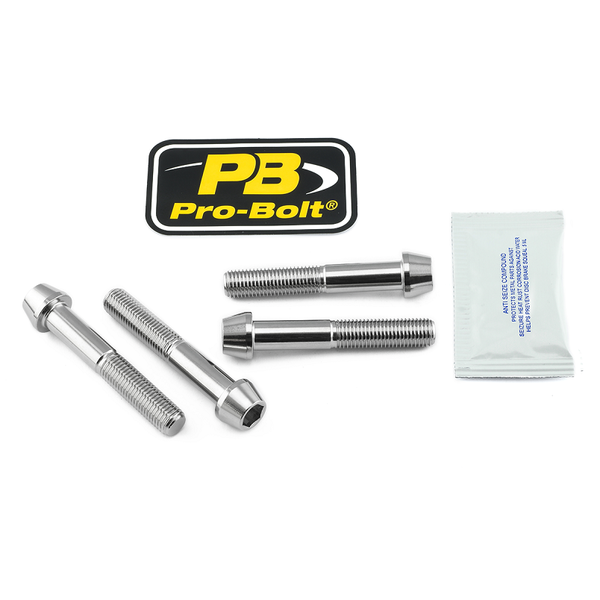 Brake Caliper Mount Kit Silver, Stainless Steel, 1, nordicamoto.ro