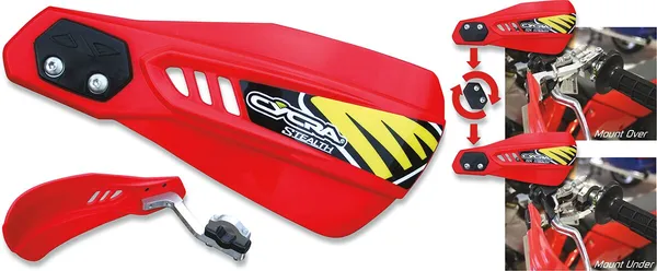 Stealth Alloy Racer csomag, piros, 4, nordicamoto.ro