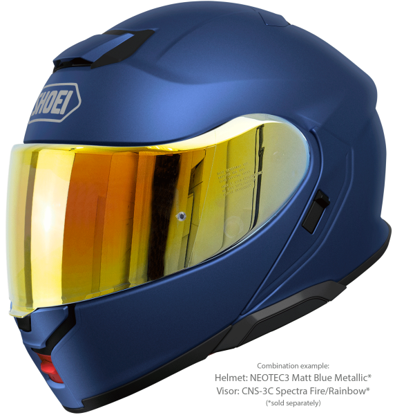 SHOEI NEOTEC3 felhajtható sisak, matt metálkék, S-es méret, 5, nordicamoto.ro
