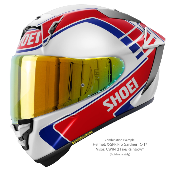 Casca Integrala SHOEI X-SPR PRO GARDNER TC-1 Rosu/Alb M, 2, nordicamoto.ro