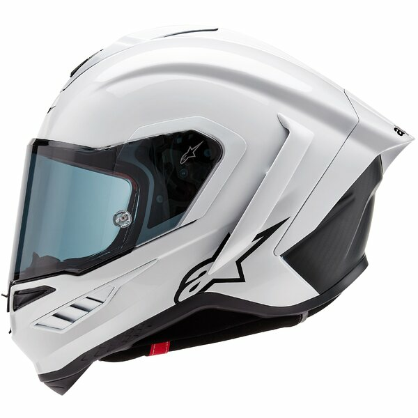 ALPINESTARS SUPERTECH R10 CARBON SOLID teljes arcú sport sisak, fényes fehér, S-es méret, 6, nordicamoto.ro