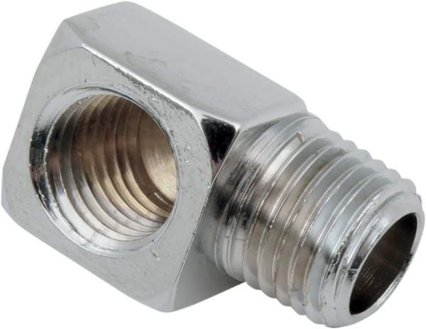 Chrome Motor Case Breather Fitting Chrome, Polished, 1, nordicamoto.ro