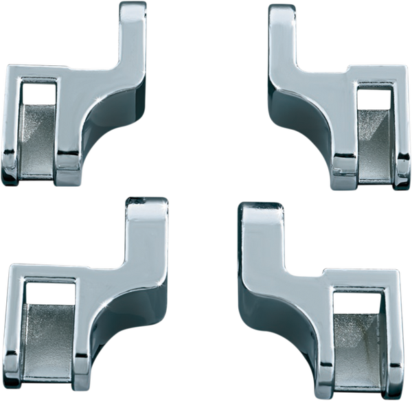 Chrome Driver Floorboard Relocation Brackets Chrome, 1, nordicamoto.ro